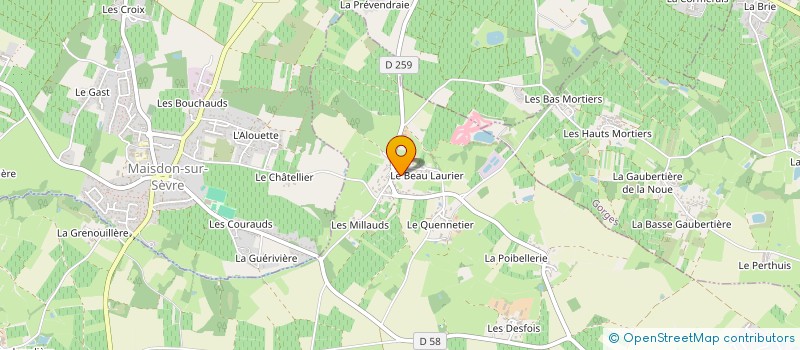 localisation de l'entreprise MONSIEUR PHILIPPE DURAND à SAINT-LUMINE-DE-CLISSON