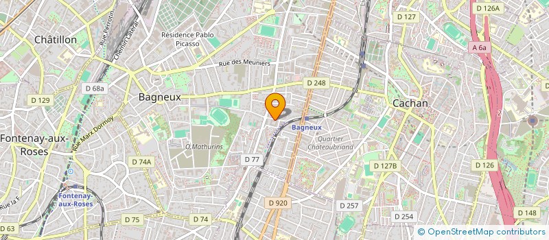 localisation de l'entreprise MONSIEUR PHILIPPE DURAND à BAGNEUX