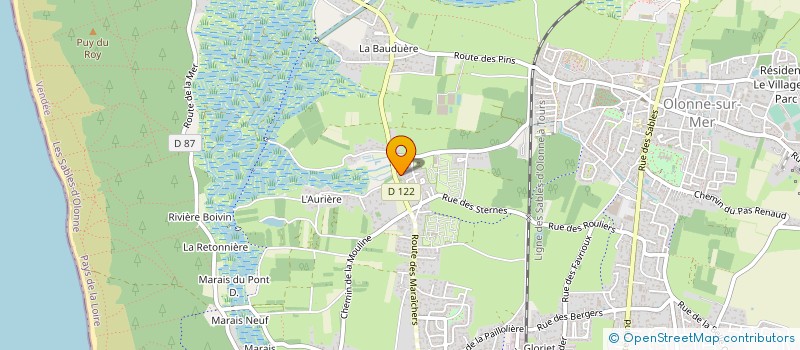 localisation de l'entreprise MONSIEUR PHILIPPE DURAND à LES SABLES D'OLONNE