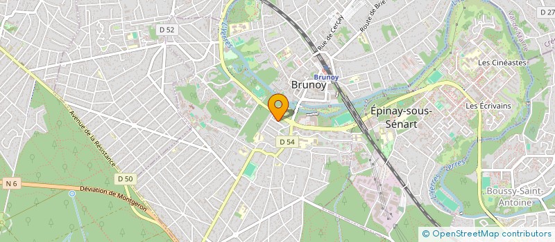 localisation de l'entreprise MONSIEUR PHILIPPE DURAND  BRUNOY