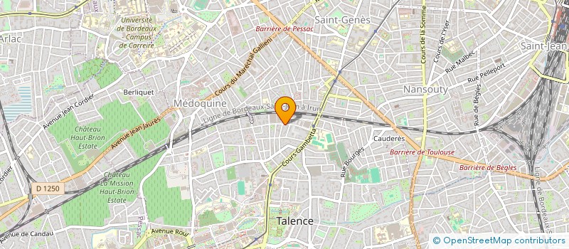 localisation de l'entreprise MONSIEUR PHILIPPE DURAND  TALENCE