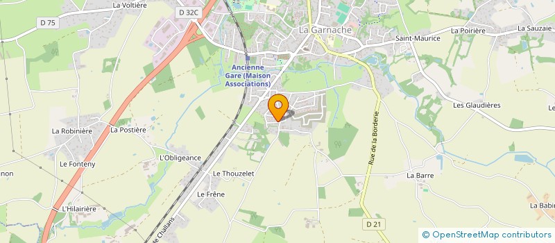 localisation de l'entreprise MONSIEUR PHILIPPE DURANDET  LA GARNACHE