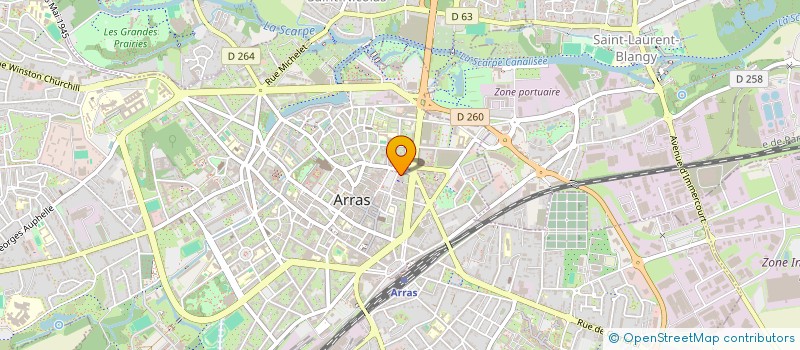 localisation de l'entreprise MONSIEUR PHILIPPE DURANT à ARRAS