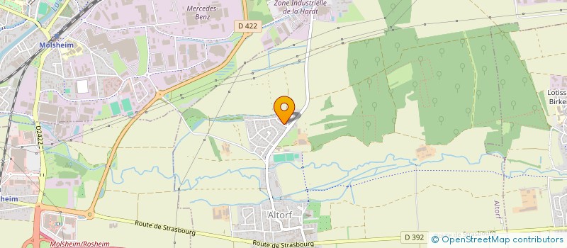 localisation de l'entreprise MONSIEUR PHILIPPE DURANT  ALTORF