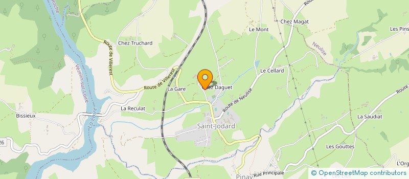 localisation de l'entreprise MONSIEUR PHILIPPE DUREL  SAINT-JODARD