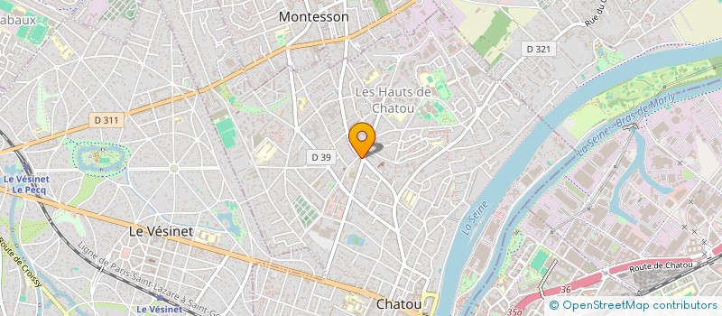 localisation de l'entreprise MONSIEUR PHILIPPE DUREZ à CHATOU