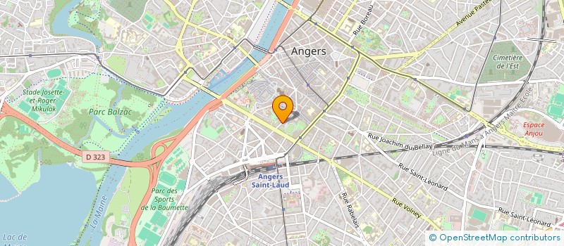 localisation de l'entreprise MONSIEUR PHILIPPE DURIEZ à ANGERS