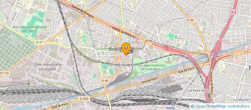 localisation de l'entreprise MONSIEUR PHILIPPE DUROC à BOBIGNY