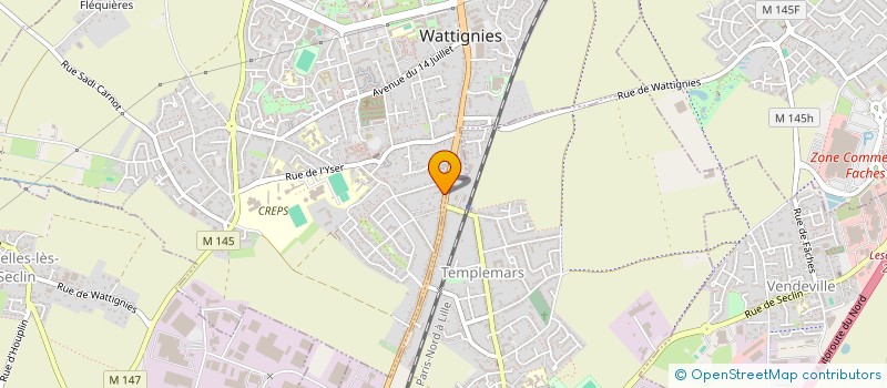 localisation de l'entreprise MONSIEUR PHILIPPE DUROT à WATTIGNIES