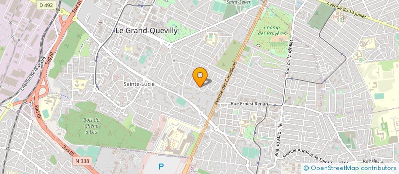 localisation de l'entreprise MONSIEUR PHILIPPE DURUBLE à LE GRAND-QUEVILLY