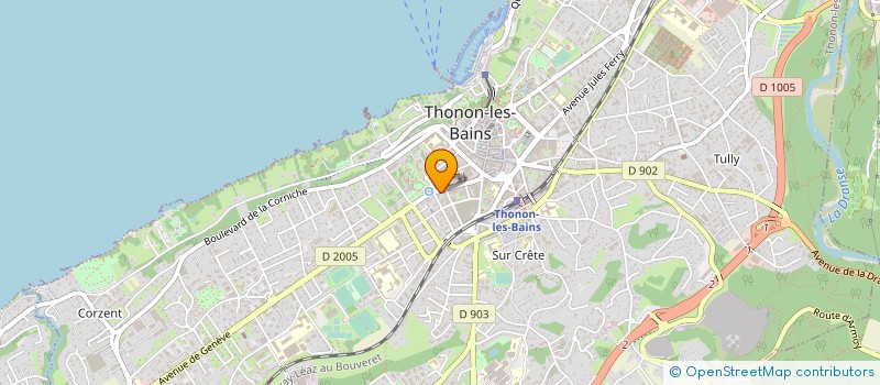 localisation de l'entreprise MONSIEUR PHILIPPE DUSSAPT à THONON-LES-BAINS