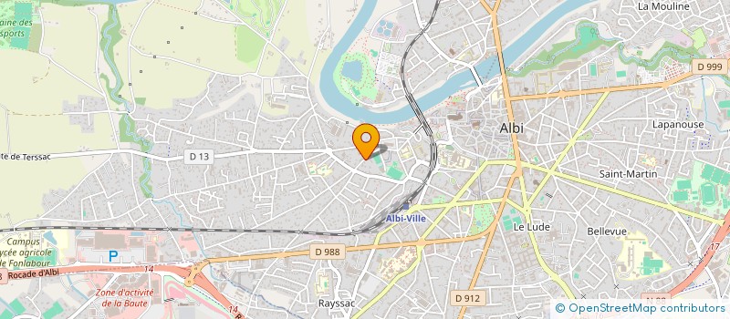 localisation de l'entreprise MONSIEUR PHILIPPE DUSSEAUX  ALBI