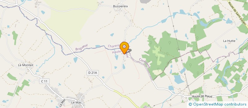 localisation de l'entreprise MONSIEUR PHILIPPE DUTHIERS  SAINT-JUNIEN