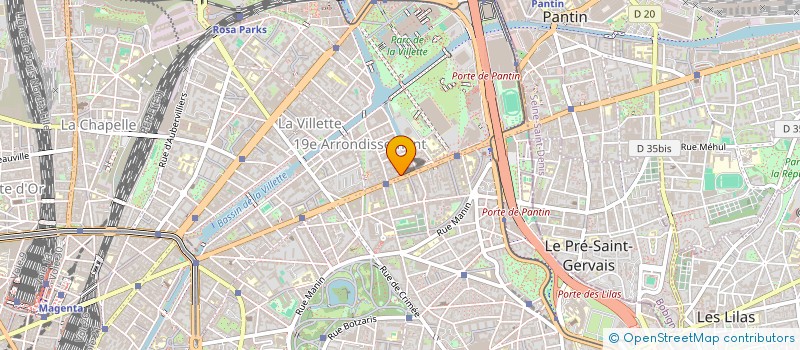 localisation de l'entreprise MONSIEUR PHILIPPE DUTOUR  PARIS