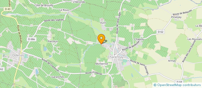 localisation de l'entreprise MONSIEUR PHILIPPE DUTRAIVE  CHARENTAY