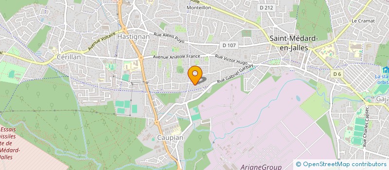 localisation de l'entreprise MONSIEUR PHILIPPE DUTREUILH  SAINT-MEDARD-EN-JALLES