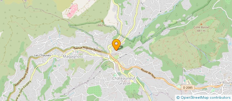 localisation de l'entreprise MONSIEUR PHILIPPE DUVAL  CHATEAUNEUF-GRASSE