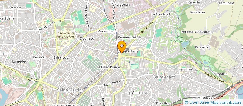localisation de l'entreprise MONSIEUR PHILIPPE DUVAL à BREST