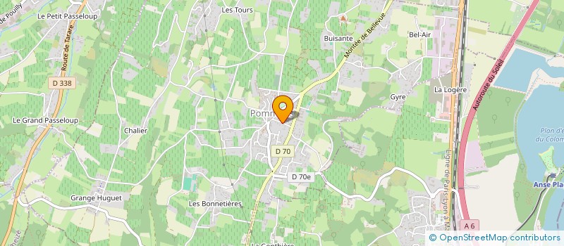 localisation de l'entreprise MONSIEUR PHILIPPE DUVERGE  POMMIERS