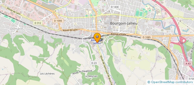 localisation de l'entreprise MONSIEUR PHILIPPE DUVERNEY à BOURGOIN-JALLIEU