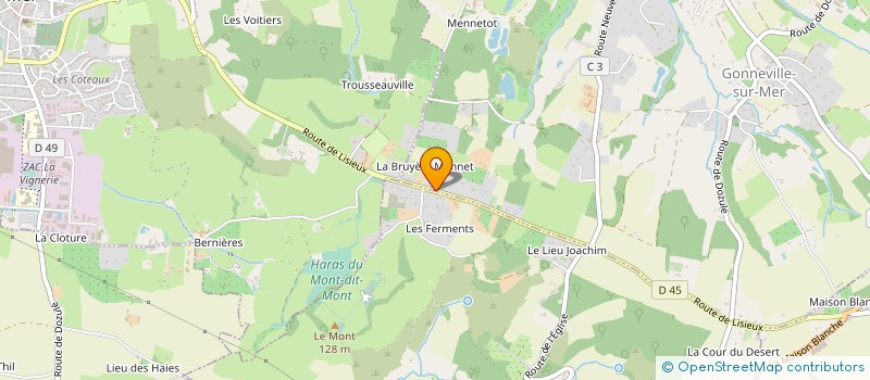 localisation de l'entreprise MONSIEUR PHILIPPE DZIRI  GONNEVILLE-SUR-MER