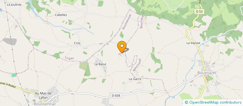 localisation de l'entreprise MONSIEUR PHILIPPE ECHE à ROUSSENNAC