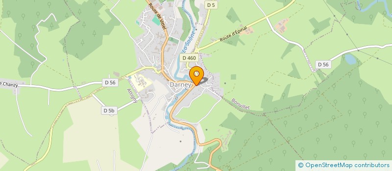 localisation de l'entreprise MONSIEUR PHILIPPE ELARY  DARNEY