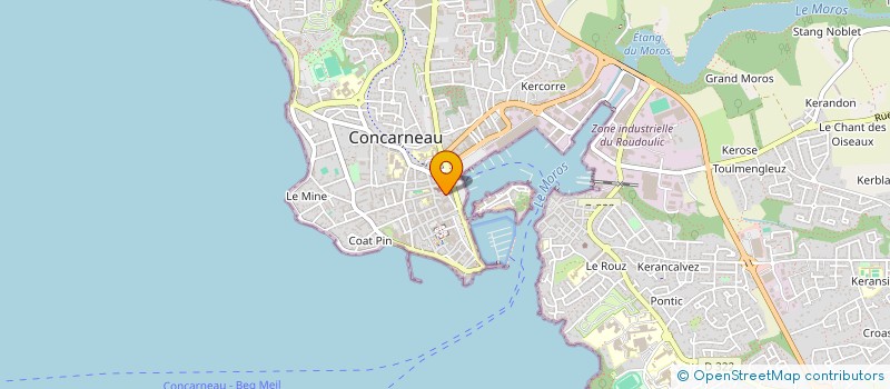 localisation de l'entreprise MONSIEUR PHILIPPE EMANUELLI à CONCARNEAU