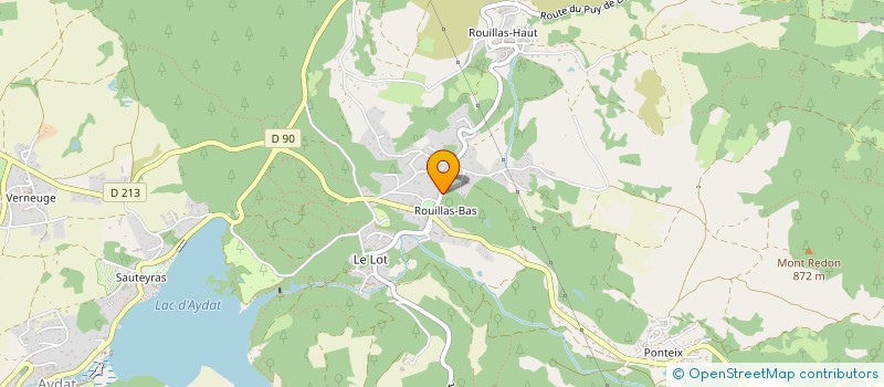 localisation de l'entreprise MONSIEUR PHILIPPE EMELIN  AYDAT