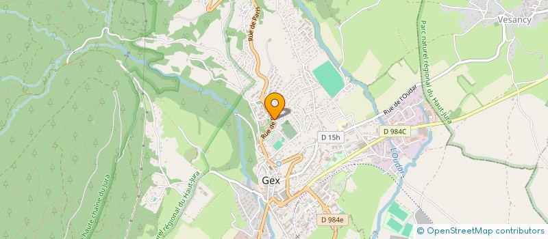 localisation de l'entreprise MONSIEUR PHILIPPE EMERY  GEX