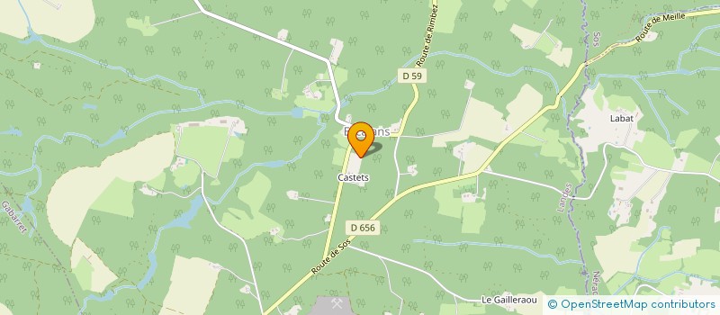 localisation de l'entreprise MONSIEUR PHILIPPE-EMMANUEL MARTIN  ESCALANS