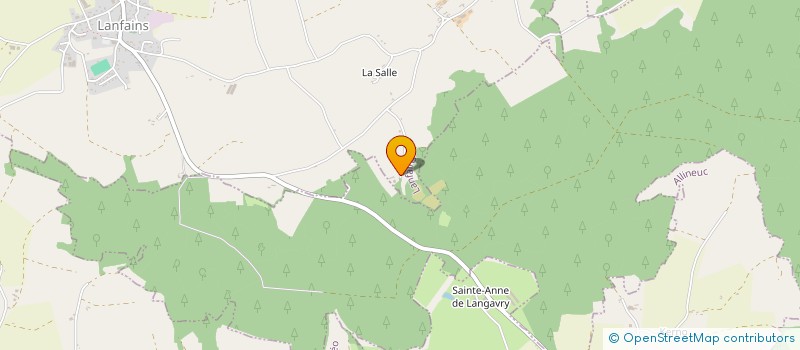 localisation de l'entreprise MONSIEUR PHILIPPE EOUZAN à LANFAINS