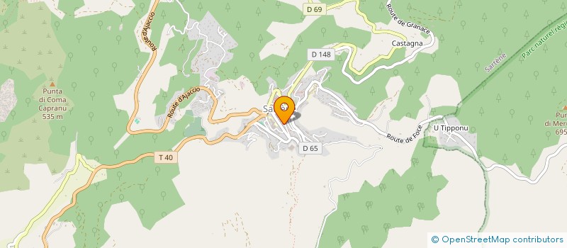 localisation de l'entreprise MONSIEUR PHILIPPE ERCOLANO à SARTENE
