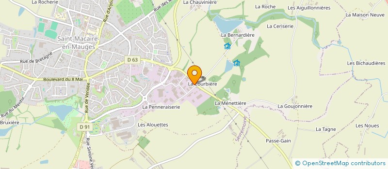 localisation de l'entreprise MONSIEUR PHILIPPE ERVE à SEVREMOINE