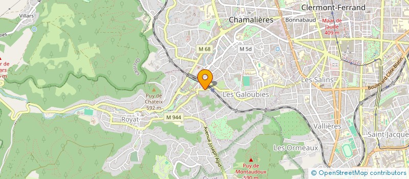 localisation de l'entreprise MONSIEUR PHILIPPE ESBELIN  CHAMALIERES