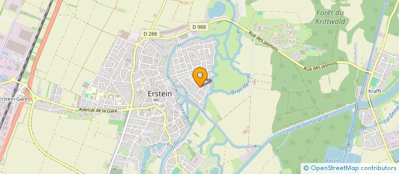 localisation de l'entreprise MONSIEUR PHILIPPE ESCHBACH  ERSTEIN