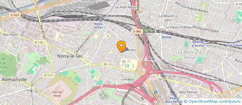 localisation de l'entreprise MONSIEUR PHILIPPE ESCOFFIER à NOISY-LE-SEC