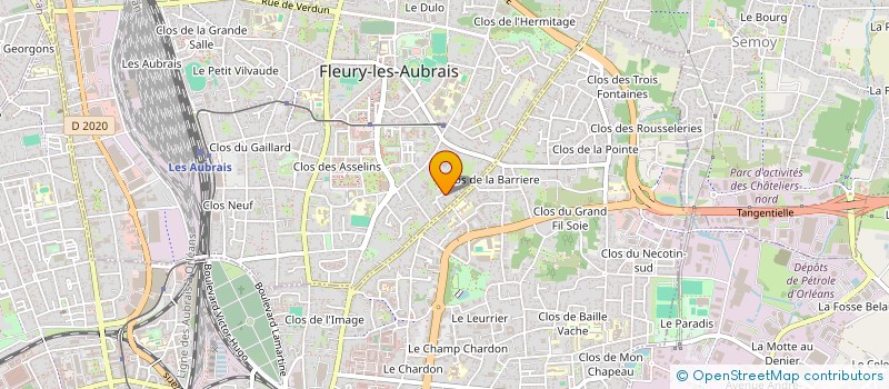 localisation de l'entreprise MONSIEUR PHILIPPE ESPALIEU  FLEURY-LES-AUBRAIS