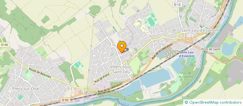 localisation de l'entreprise MONSIEUR PHILIPPE ESPERANDIEU  VILLERS-SOUS-SAINT-LEU