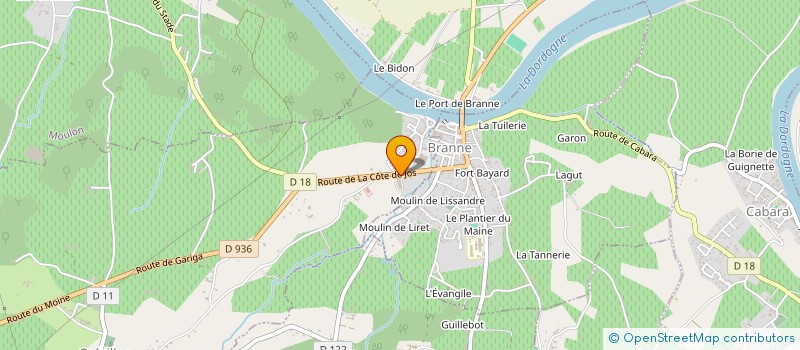 localisation de l'entreprise MONSIEUR PHILIPPE ESTABLET  GREZILLAC