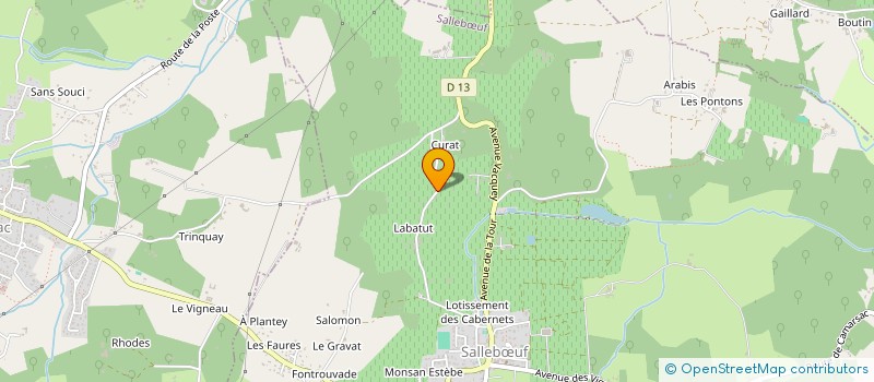 localisation de l'entreprise MONSIEUR PHILIPPE ETCHEVERS  SALLEBUF