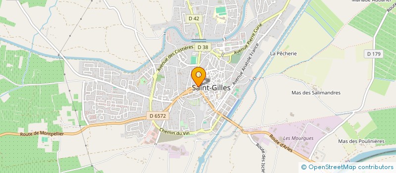 localisation de l'entreprise MONSIEUR PHILIPPE EVEN  SAINT-GILLES