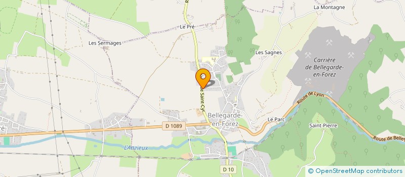 localisation de l'entreprise MONSIEUR PHILIPPE EYRAUD  SAINT-ANDRE-LE-PUY