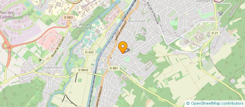 localisation de l'entreprise MONSIEUR PHILIPPE FAEDY à BRUNSTATT-DIDENHEIM