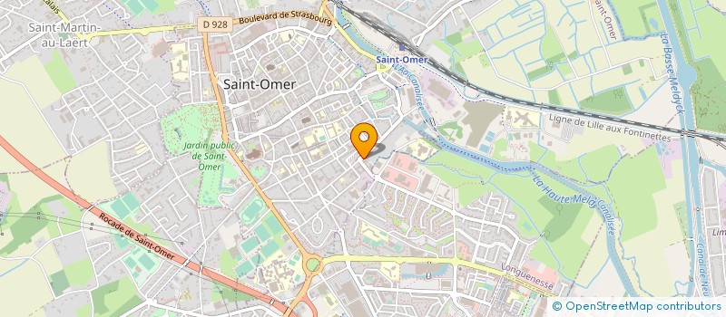 localisation de l'entreprise MONSIEUR PHILIPPE FAGOO  SAINT-OMER