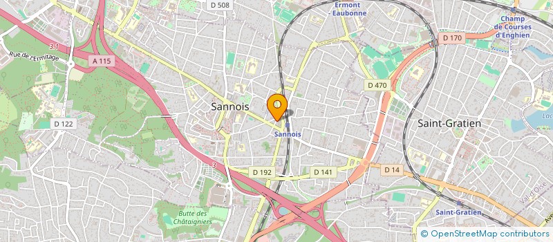 localisation de l'entreprise MONSIEUR PHILIPPE FAHRNER  SANNOIS