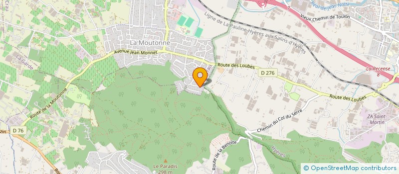 localisation de l'entreprise MONSIEUR PHILIPPE FAITICHE  LA CRAU