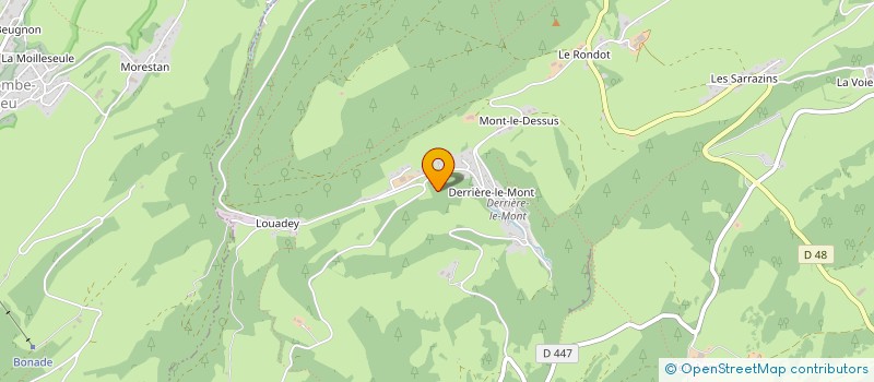 localisation de l'entreprise MONSIEUR PHILIPPE FAIVRE à MONTLEBON
