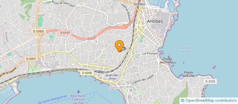 localisation de l'entreprise MONSIEUR PHILIPPE FALOMI  ANTIBES