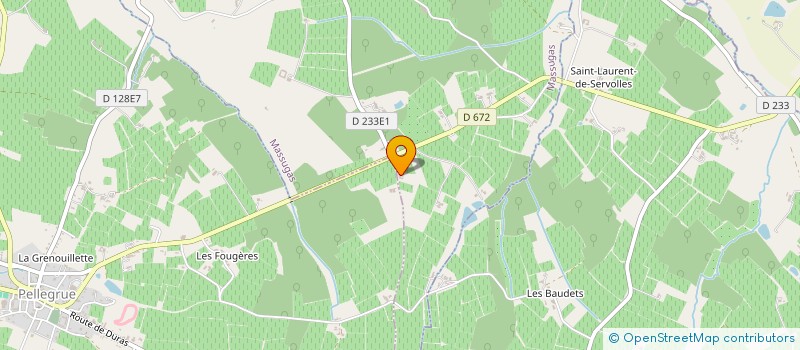 localisation de l'entreprise MONSIEUR PHILIPPE FALQUIER  MASSUGAS